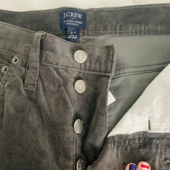 J. Crew 9” High Rise Skinny Corduroy Pants BNWT - Picture 5 of 5